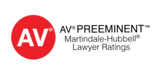 AV Preeminent Martindale-Hubbell Lawyer Ratings Awards